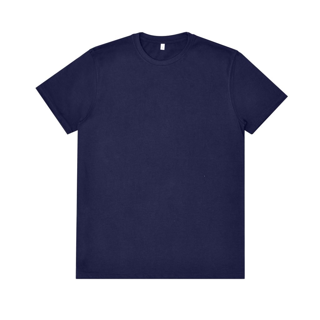 Essential Crew Neck Navy Blue T-Shirt